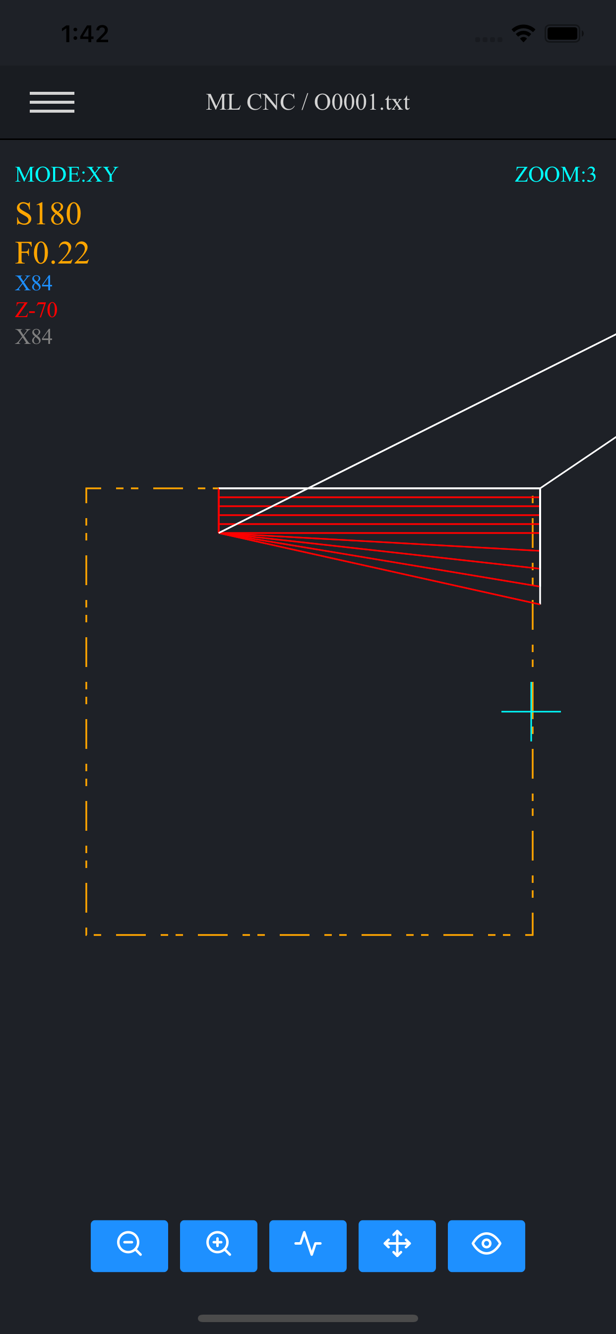 G-code with the CNC macro