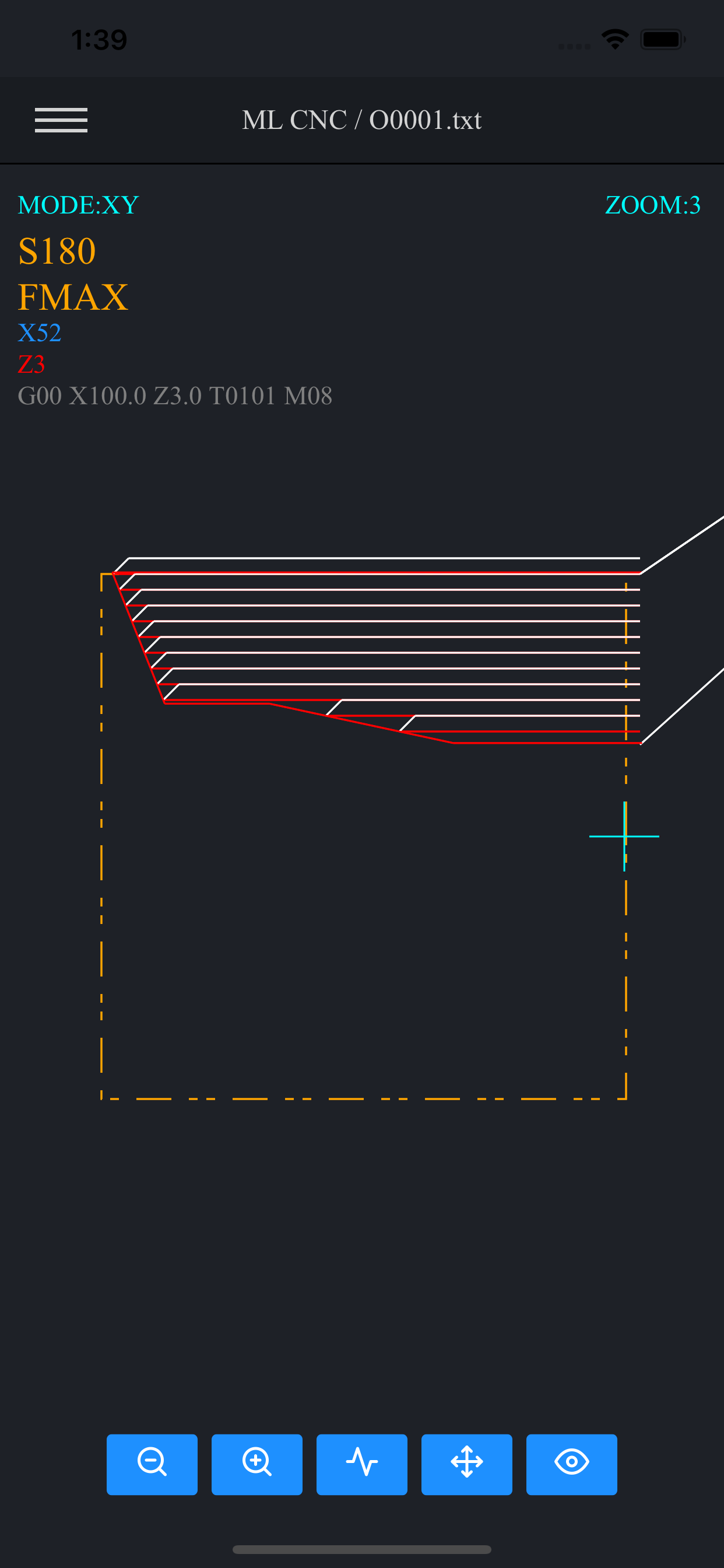 Pocket milling using G68 g-code